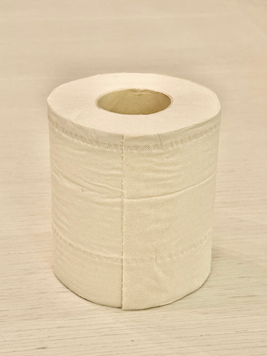 Unbleached Bamboo Toilet Paper, 3-Ply, Septic safe, 208 Sheets Each Roll